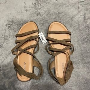 NWT torrid taupe gladiator sandal